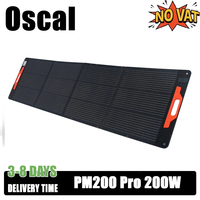 Blackview Oscal PM200 Pro 200W Foldable Solar Panel, 23% High Conversion Efficiency, IP67 Waterproof Level, Foldable & Portable
