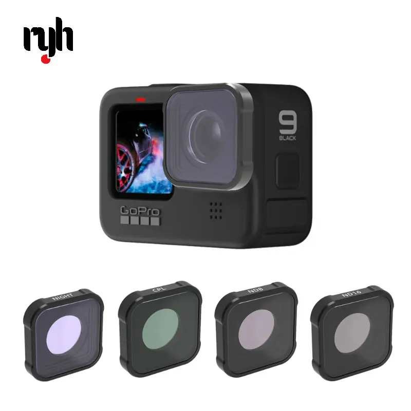 

UV CPL ND4 ND8 ND16 ND32 64 Ночная красная розовая пурпурная звезда 15X макрофильтр объектива для фотографий 10 11 мини 12 черная Экшн-камера