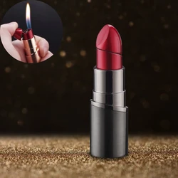 Home Collection Lighter Lipstick Shape Lighter With Cover Gas Inflatable Smoking Accessories For Women