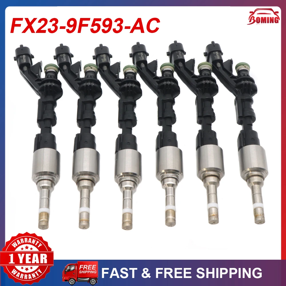 

New Car Fuel Injectors FX23-9F593-AC Fits For Jaguar F-Type XF XFR XFR-S XJ XJR 3.0L 2013-2015 FX239F593AC FX23-9F593-AB