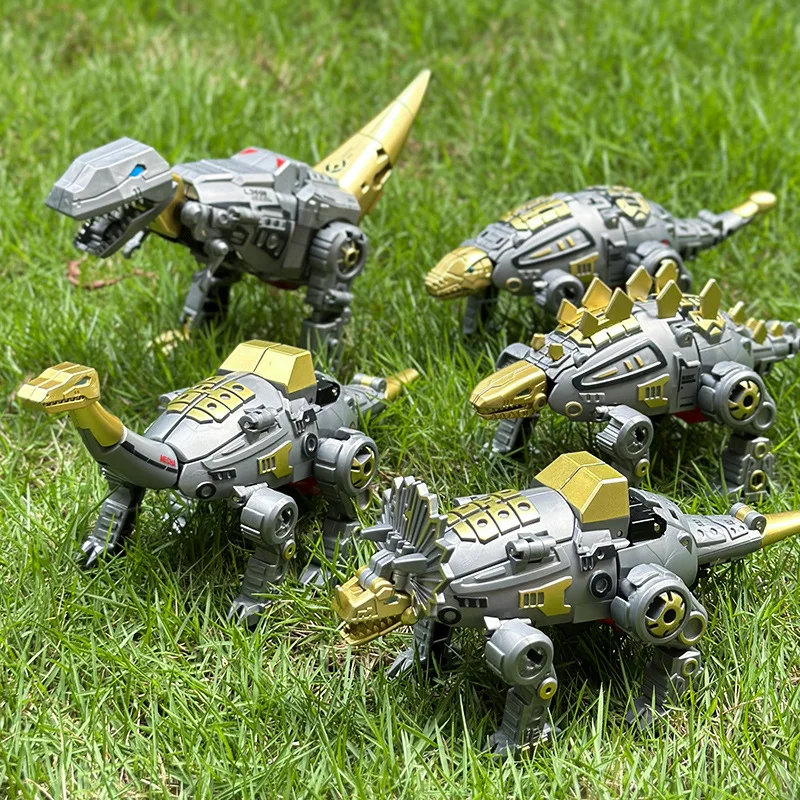 Chaoxiaojiang – guerrier dinosaure en alliage 5 en 1, bête mécanique transformée, jouet t-rex pour garçons, cadeau de noël