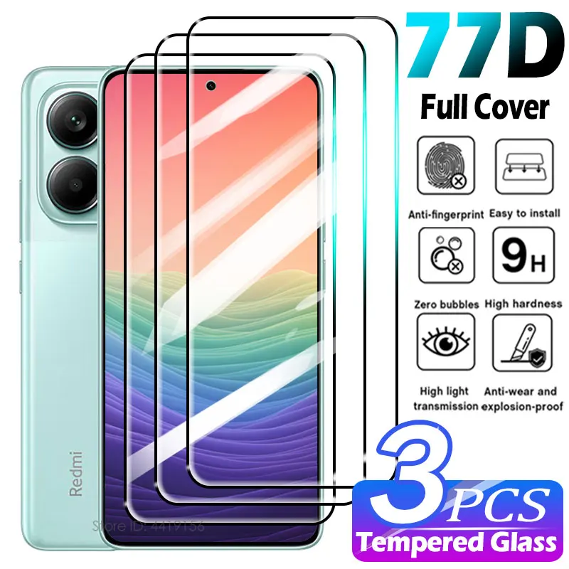 1-3PCS 77D Tempered… - image