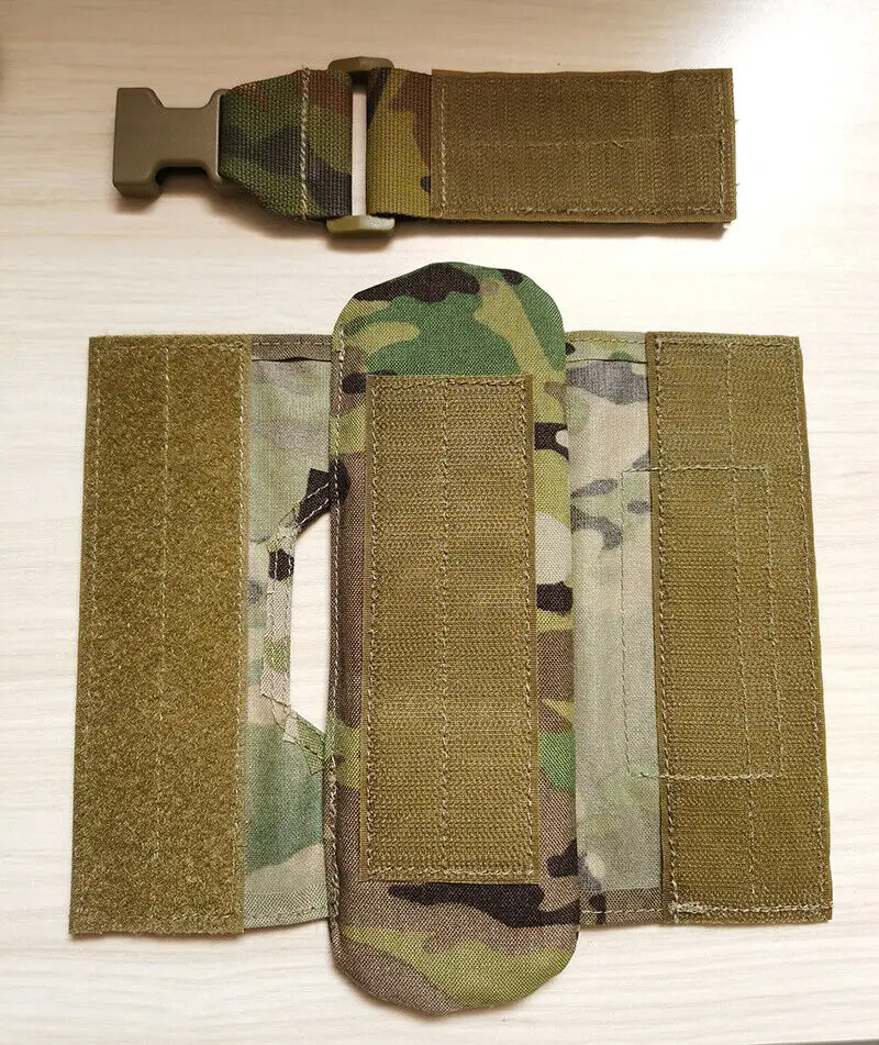 Multifunctional Tactical Shoulder Pads with Tactical Adapter, Detachable Snap-on Design Made of 500D IRR Matte Fabric