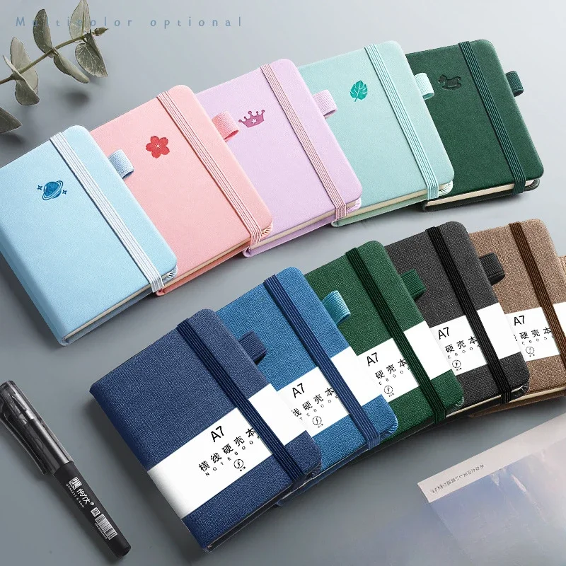 A7 Mini Notebook Portable Pocket Notepad Memo Diary Planner Agenda Organizer Sketchbook Office School Stationery100Sheet