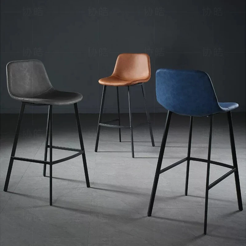 Tabourets de bar réglables en bois massif, style nordique moderne, chaise longue relaxante rétro du milieu du siècle en velours, mobilier de maison