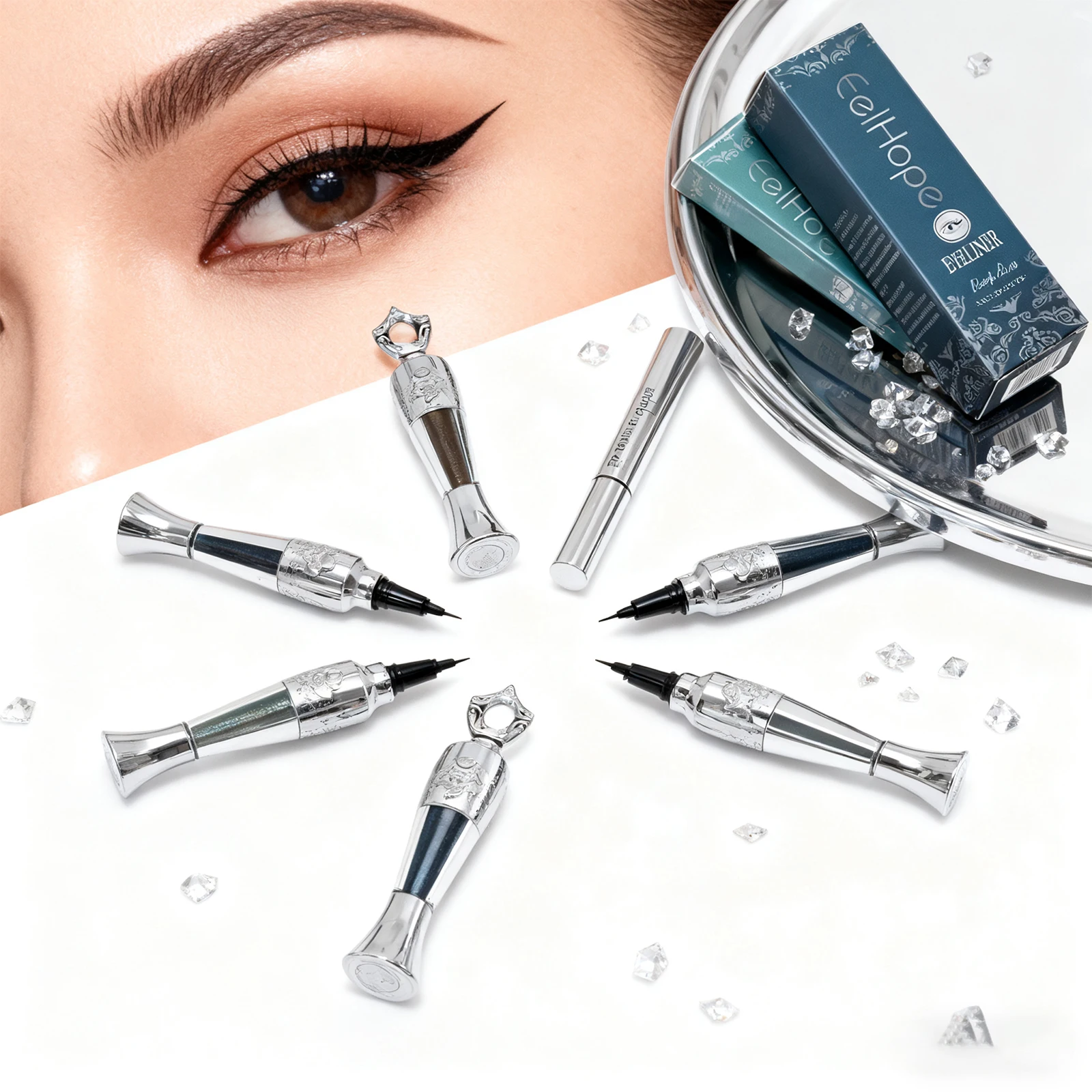 防水アイライナーペンシル 長持ち 汚れ防止 速乾性 豊かな色 敏感肌用 汗に強い 安全 ポータブル シルキーアイライナー