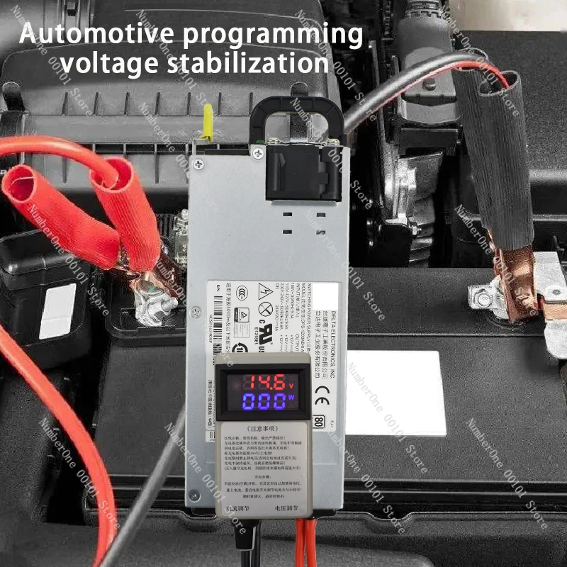 Fast Smart Charger 12V 100A High Power, Auto Detects LiFePO4/Lithium Battery, Full Power Charge & Maintain with LCD Display