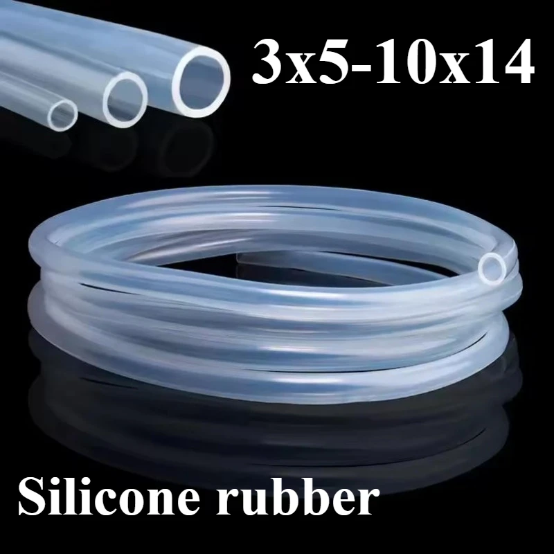 

Hose peristaltic pump tube high temperature resistant, odorless, high transparent white silicone rubber hose