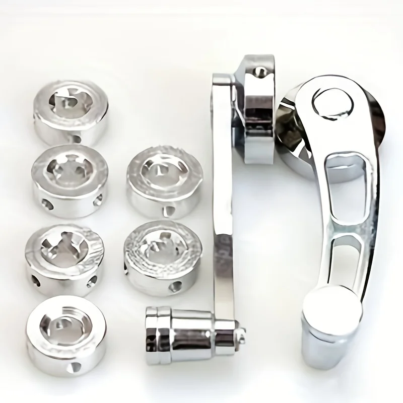 Universal Aluminum Car Window Crank Handle Square Manual Lifter for Modified Vehicles car Accessories