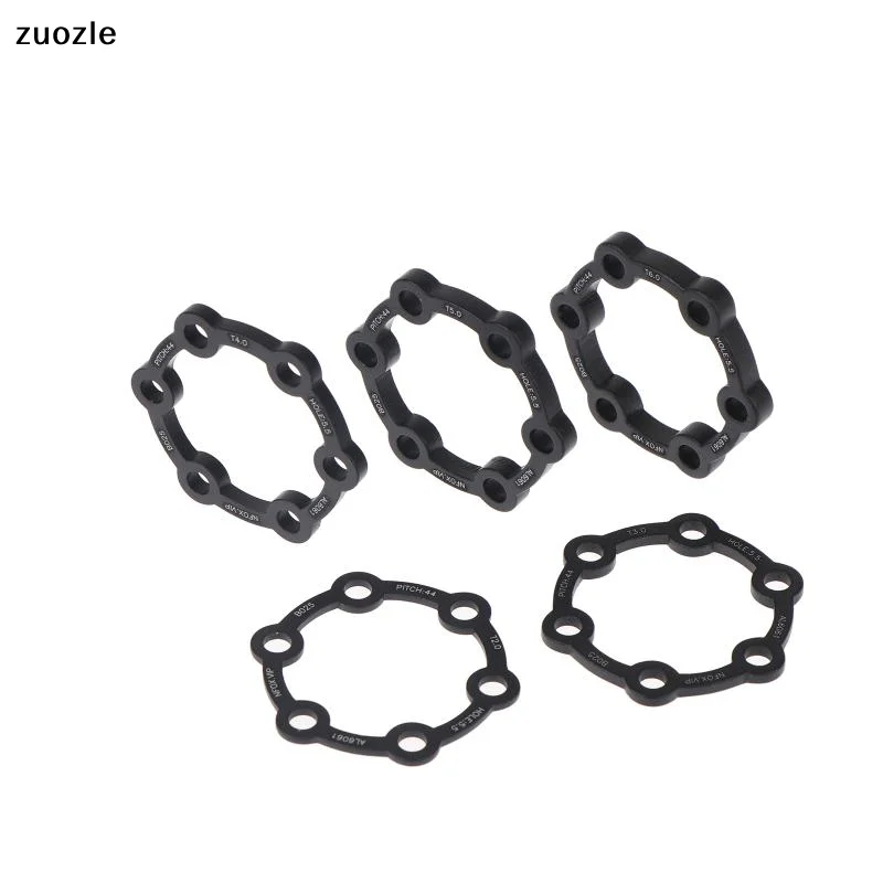 Electric Scooter Brake Disc 3mm Gaskets Bicycle 6 Holes with 2mm Washers 4mm Hub 5/6mm Flower Drum Heightening Pad Black Washer