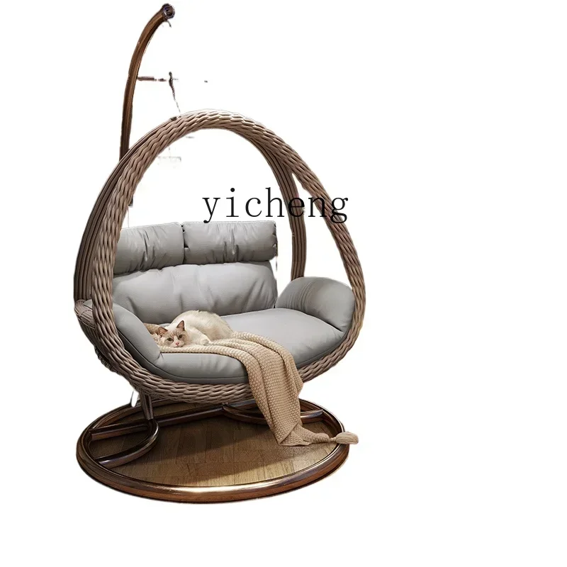 YD Hanging Basket Vine Home Bird's Nest Balcony Cradle Double Hanging Chair Indoor Swing Hammock Chair Lazy Leisure Chair