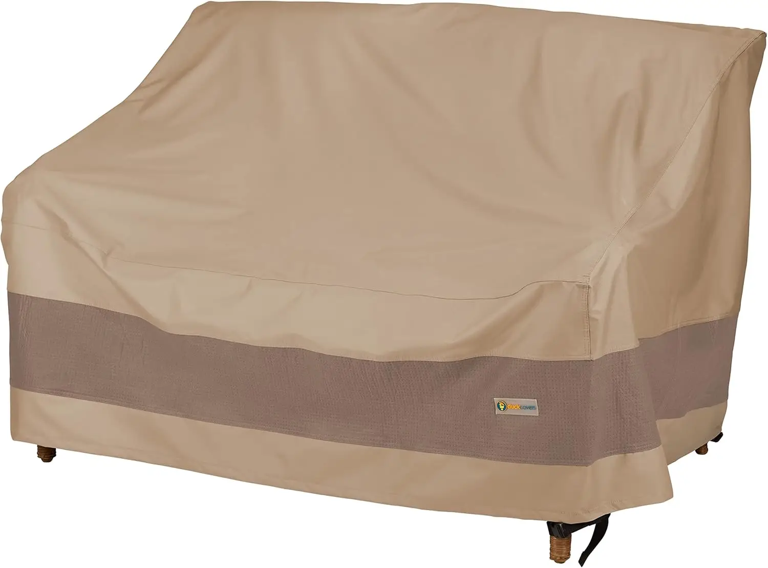 

Duck Covers Elegant Waterproof 60 Inch Patio Loveseat Cover, 60W x 36D x 35H, Patio Furniture Covers