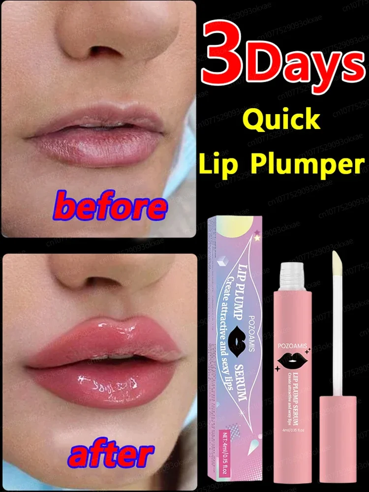 

Lip plumping balm, quickly achieve extremely plump lips Instant Volumising Lip Plumper Oil Collagen Lip Gloss Moisturizer Repair