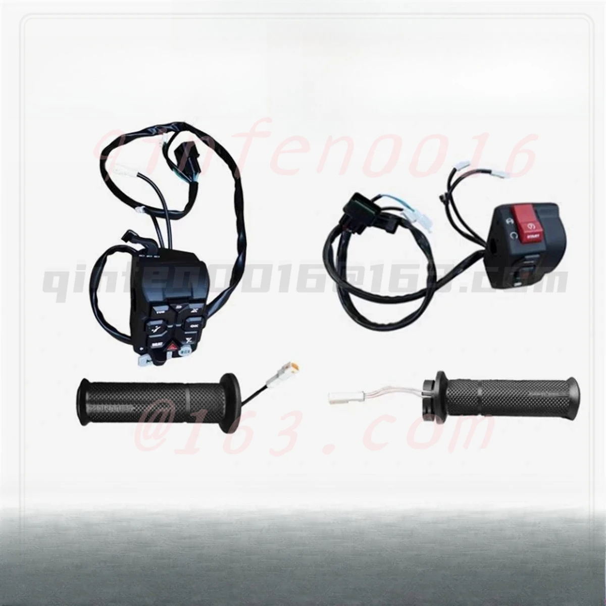 

For ZONTES ZT703-F Left and Right Ignition Dual Flash Switch Handle Heating Rubber Sleeve