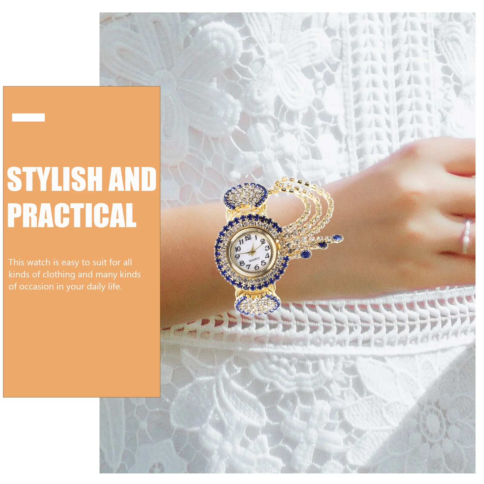 

Bracelet Watch Skin-friendly Watches for Women Fancy Small Delicate Appearance Wrist Alloy Dainty