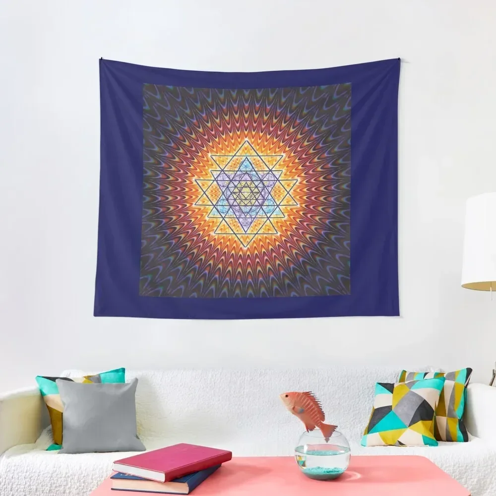 

COSMIC CHAKRA Yantra (12) Tapestry Wallpaper Anime Decor Wall Mural Bed Room Decoration Tapestry