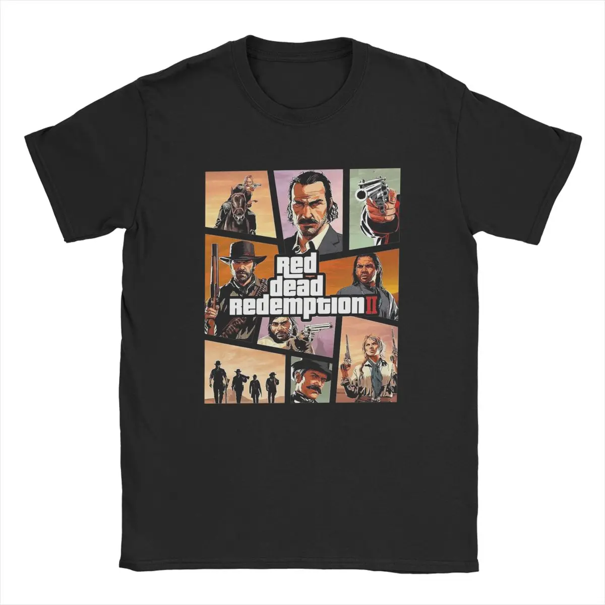 Red Dead Limited Redemption Men's T Shirt 2024 Game Arthur Morgan Humor Tee Short Sleeve Round Collar T-Shirts Cotton Gift merch