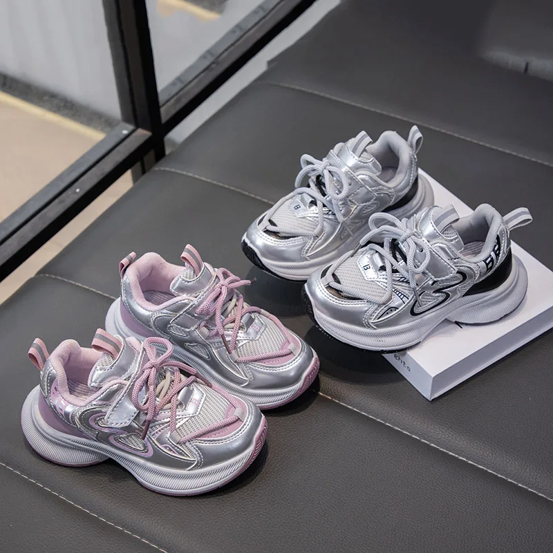 

2025 New Spring Children's Shoes Mesh Casual Shoes for Boys and Girls Simple and Versatile Children's Fashion Shoes