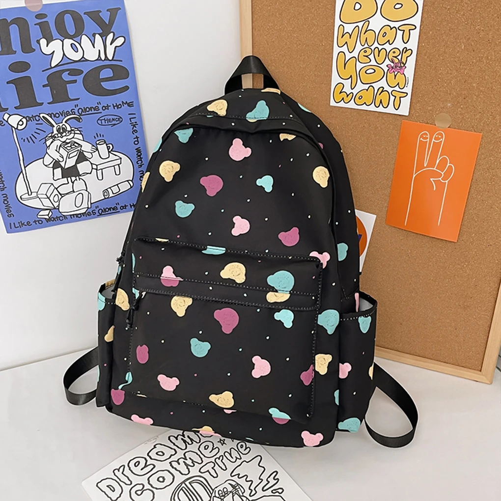 Xiao Qing Qing Artistic Small Floral Backpack For Girl Elementary School Students Large Capacity