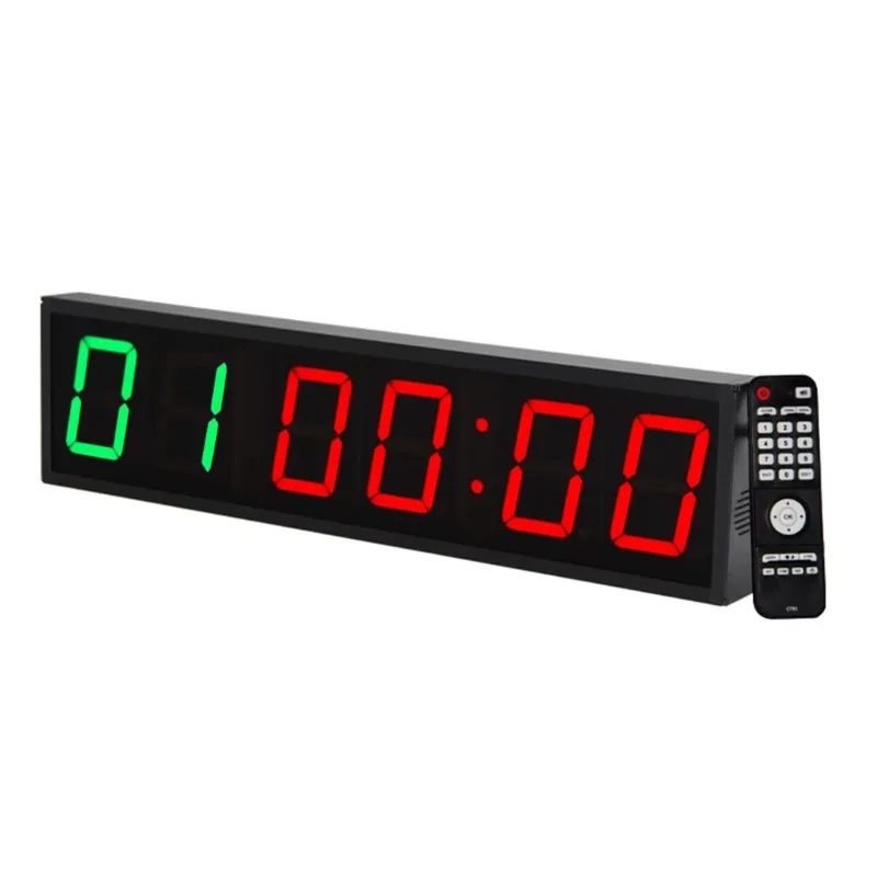 CT03 CT04 Replacement LED Digital Timer Infrared Remote‑Controlled Countdown‑Stopwatch Fitness Competition Training Tool