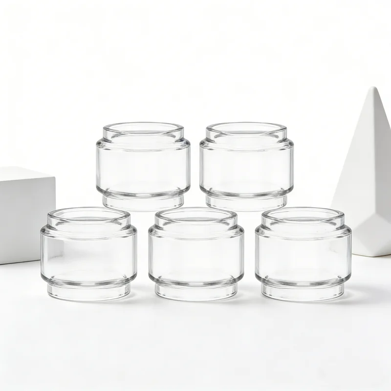 

5PCS YUHETEC Bubble Glass Tube for SMOK TFV8 BABY / BABY EU Edition / TFV9 Tank EU Standard / MINI / TFV12 Prince / Big Baby