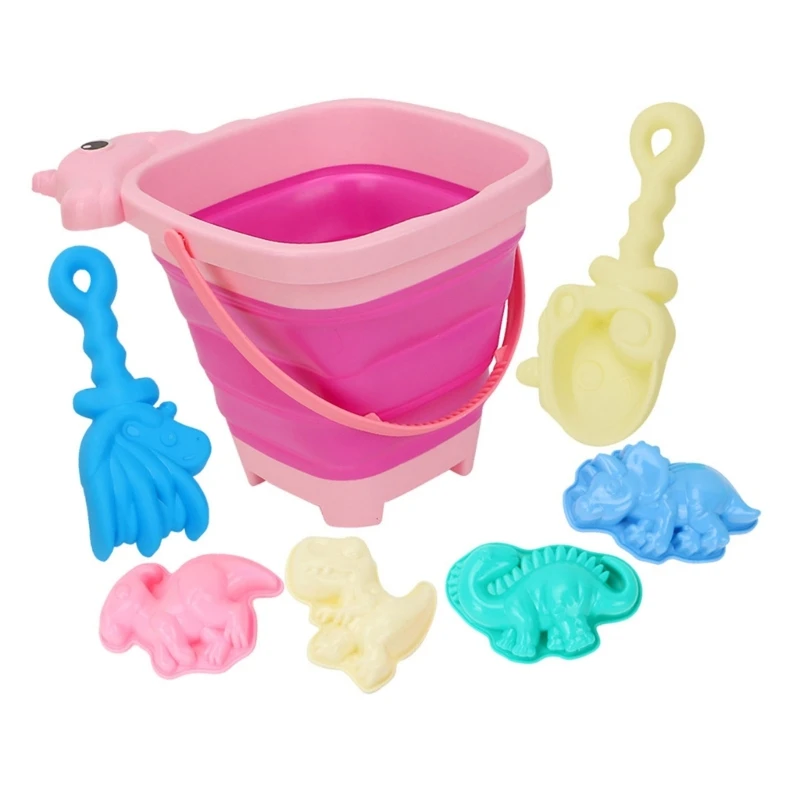 Y1ub Sandcastle Bucket Shovel Set para niños jardinería y playa sandplay divertidos juguetes