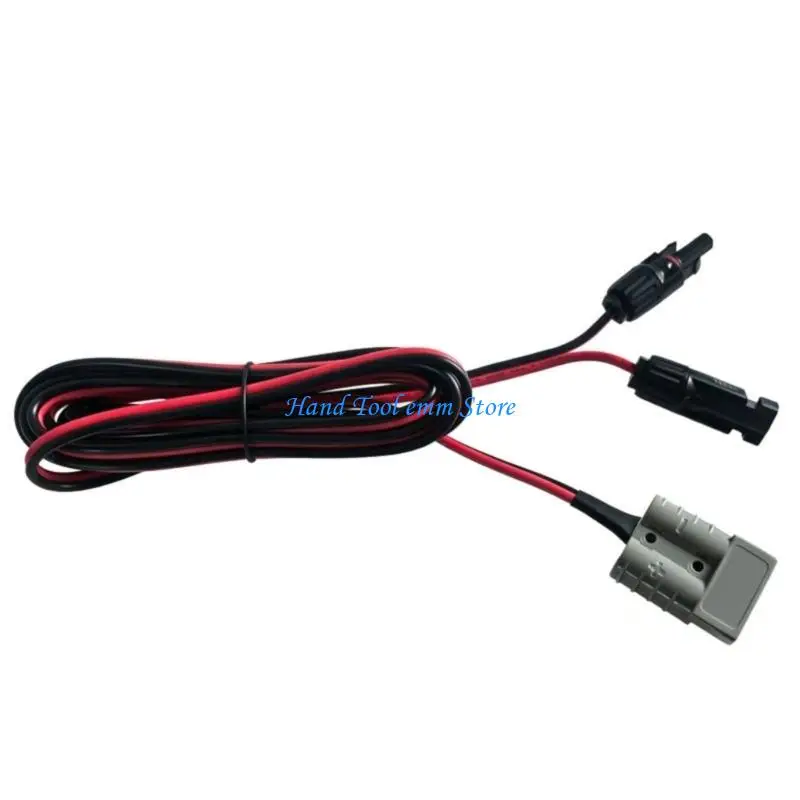 H37F 12AWG Plugs SB50 to Solar Panel Charging Cable with PVC Coating Photovoltaic Power Cable for Marine Forklift