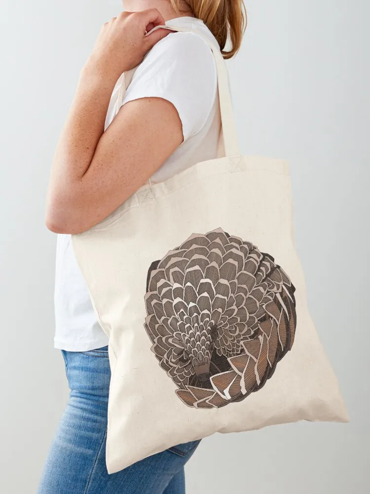 

pangolin mandala Tote Bag custom fabric bag large size bags tote bags cloth bags canvas tote bag