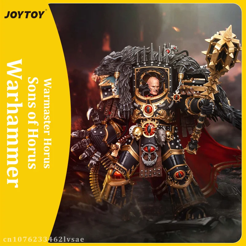 JOYTOY Warhammer 40K Sons of Horus Warmaster Horus Primarch of the XVIth Legion 1/18 Action Figure 20cm Anime Model Collect Toys