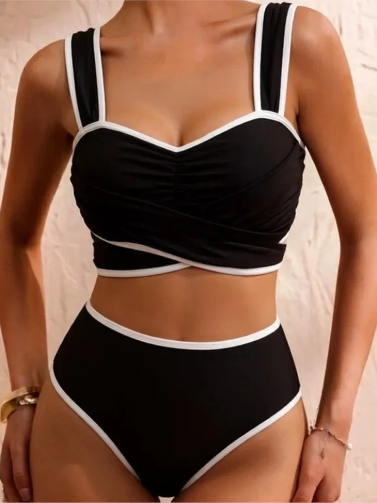 

Женский купальник, сексуальное бикини, новый комплект пуш-ап, бразильский купальный костюм, пляжная одежда, бикини из двух частей, 2026