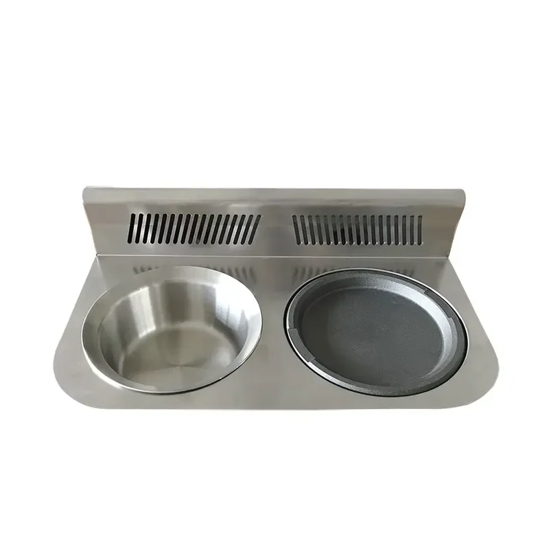 Restaurant Mini Single Person Smokeless Hot Pot and BBQ Grill for Home Use