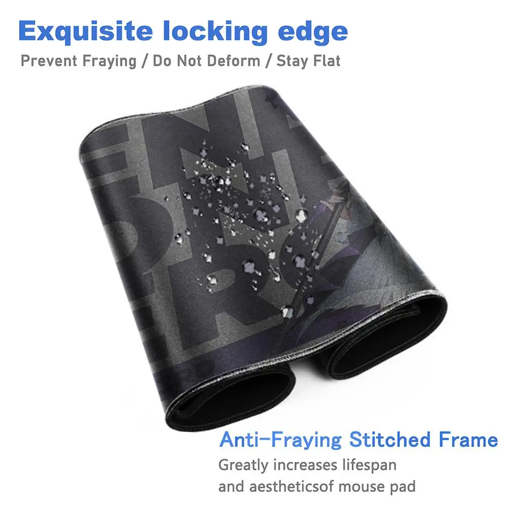 Jogo quente zenless zona zero novo mouse pad 1000x500 xxl grande para fps esports jogos antiderrapante teclado de escritório tapetes de mesa