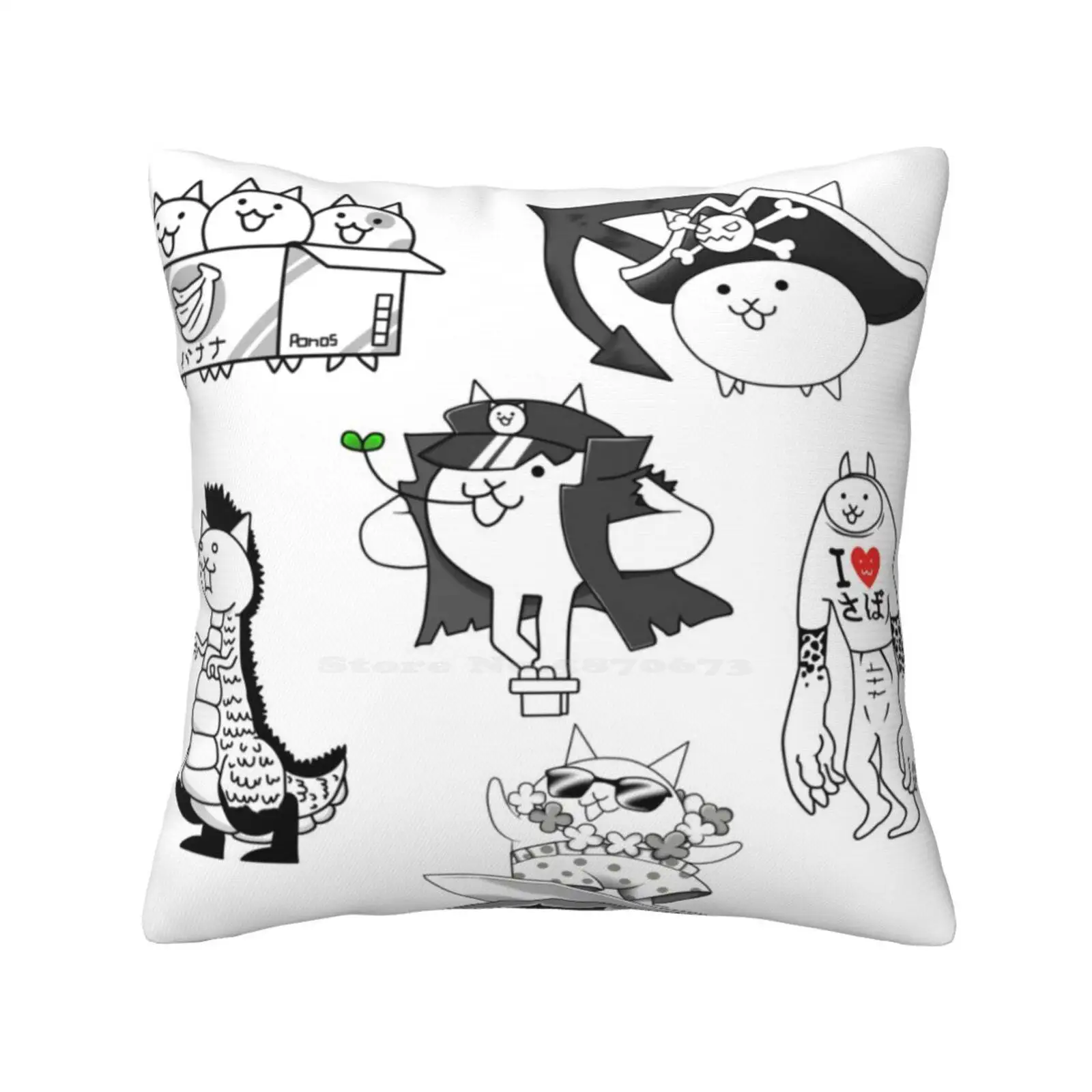 Battle Cats Pillowslip Pillowcase