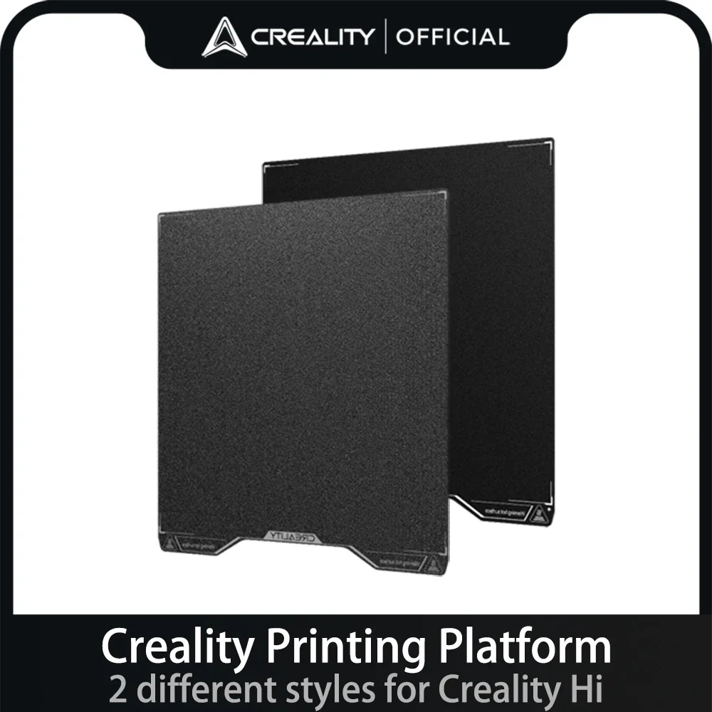 

Creality Hi Epoxy Resin Build Plate High Strength Wear Resistance Flatness Hi Double Sided Black Textured PEI Printing Platform