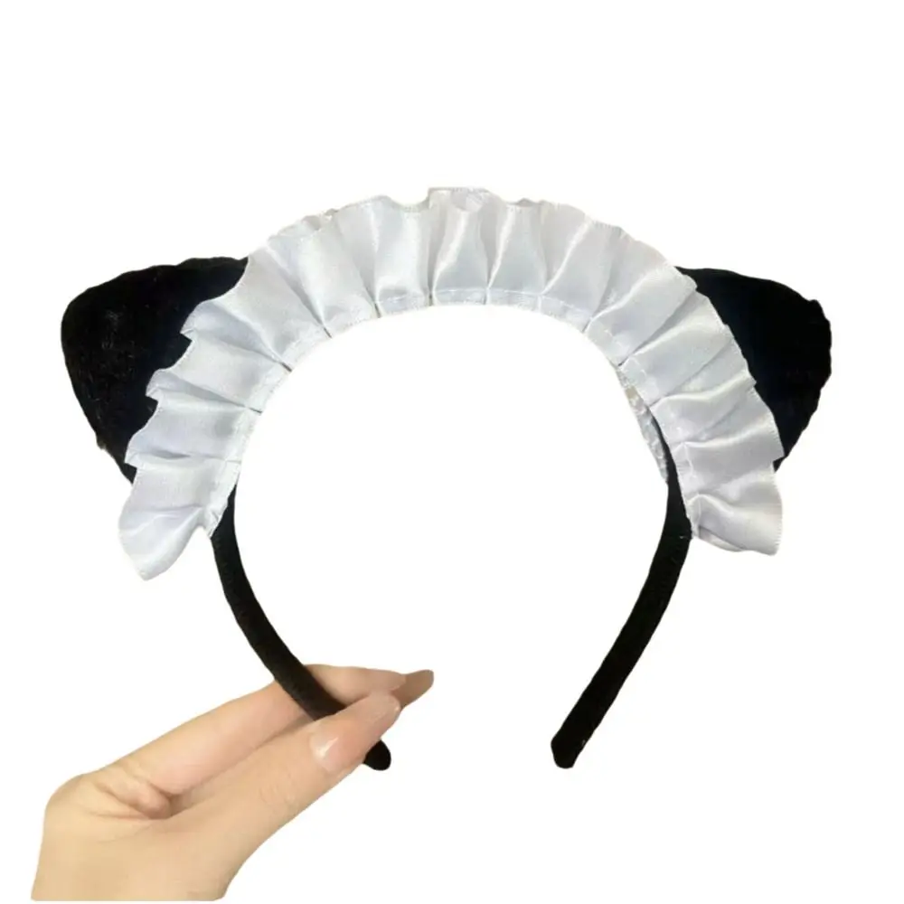 Cute Polyester Cat Ear Headbands Japanese-Style Photography Props Lolita Hair Hoops Maid Cosplay Hair Accessories Stage