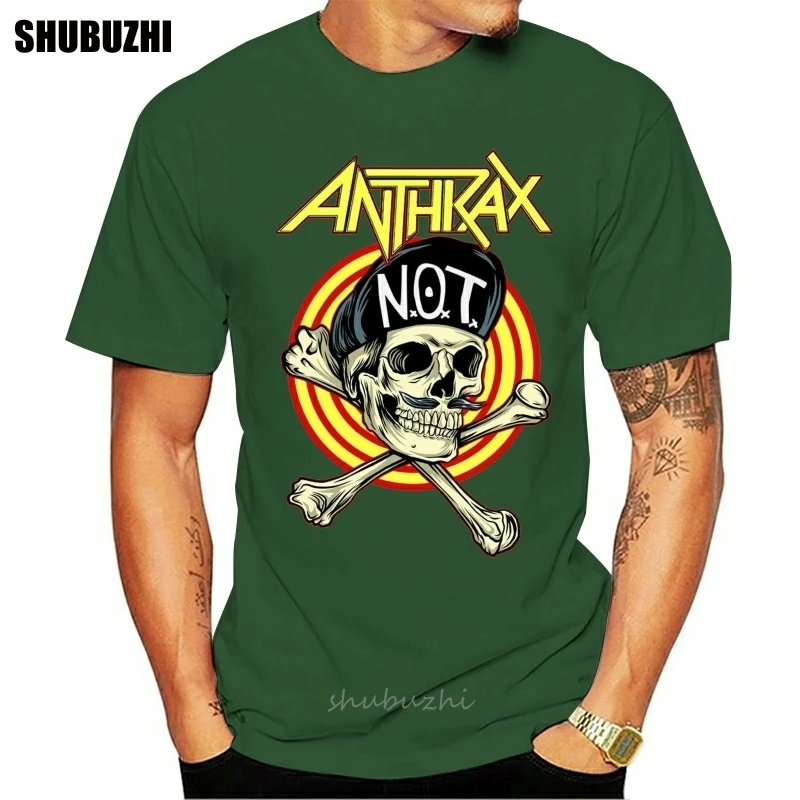 ANTHRAX PUNK ROCK BAND GRAPHIC MEN T-SHIRT cotton tshirt men summer fashion t-shirt euro size