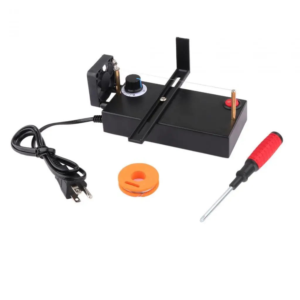 

Portable Heat Cutting Ribbon Cutter Machine Hot Wire Rope Strap Cutter for Home Craft Sewing