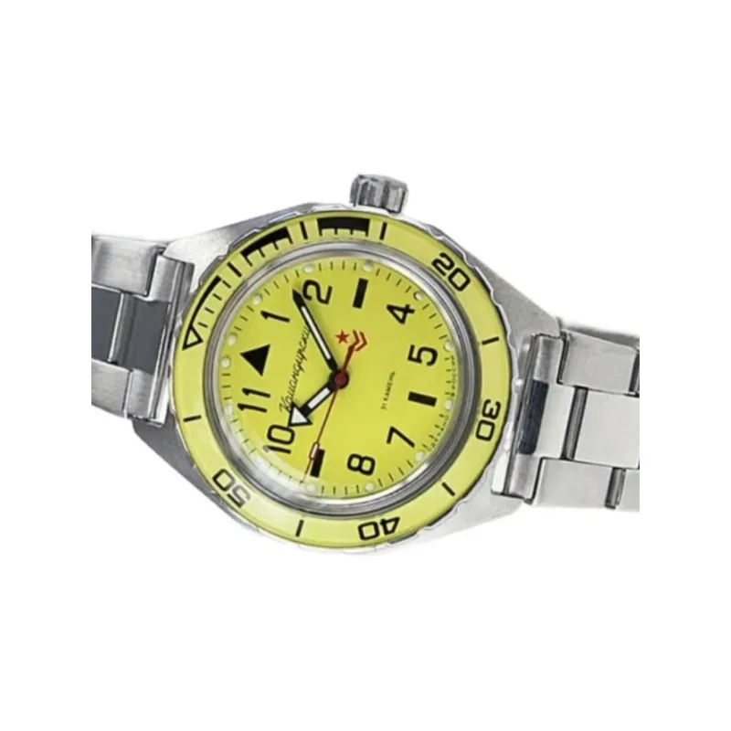 ساعة عسكرية سلسلة القائد الجديدة ساعة ميكانيكية أوتوماتيكية للرجال 200 متر مقاومة للماء للغوص مضيئة