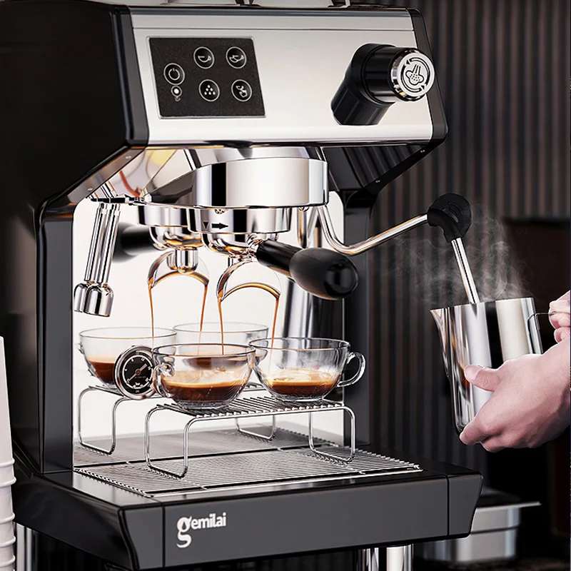 Professional Cafe Cafetera Expresso German E61 110V Semi Automatic Coffee Commercial Espresso Machine With Milk Frother - Image 5