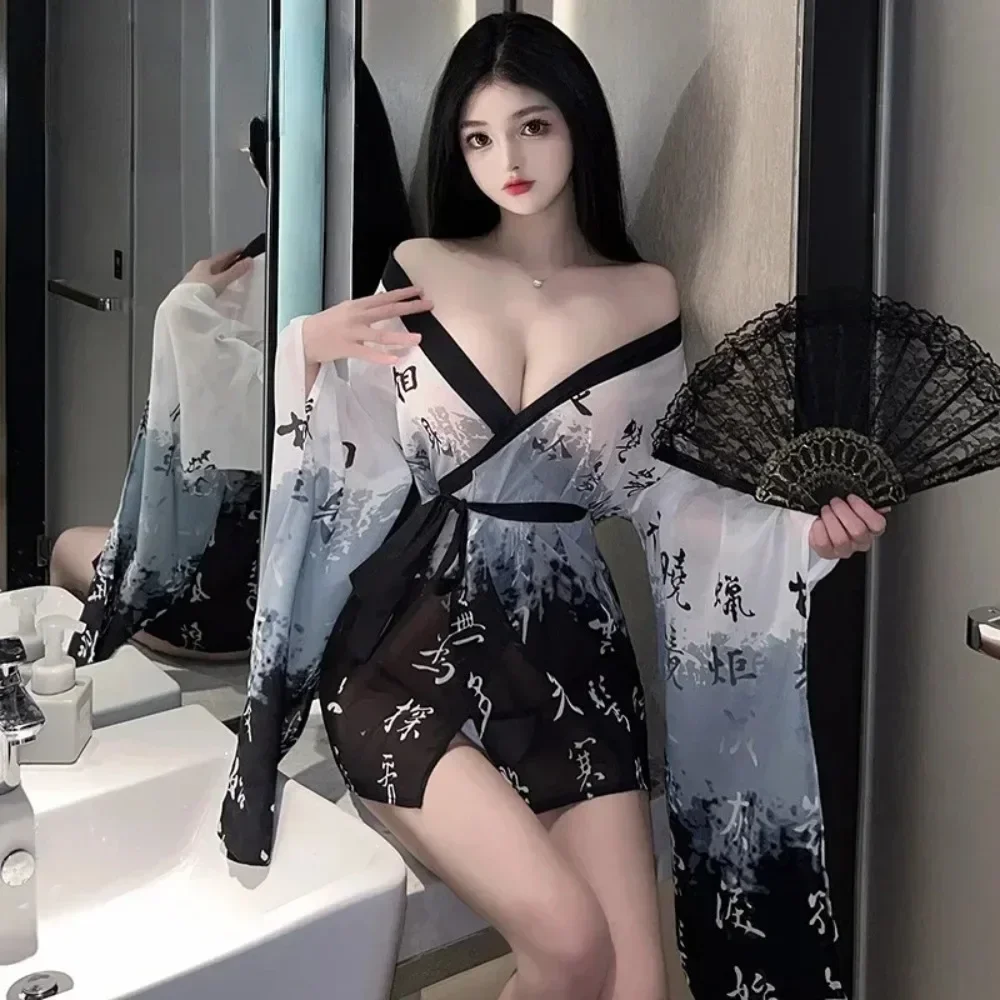 

Cos Sleepwear Halloween Costumes for Women Japanese Style Cos Costumes Perfect for Traditional and Erotic Dress Up Big Size