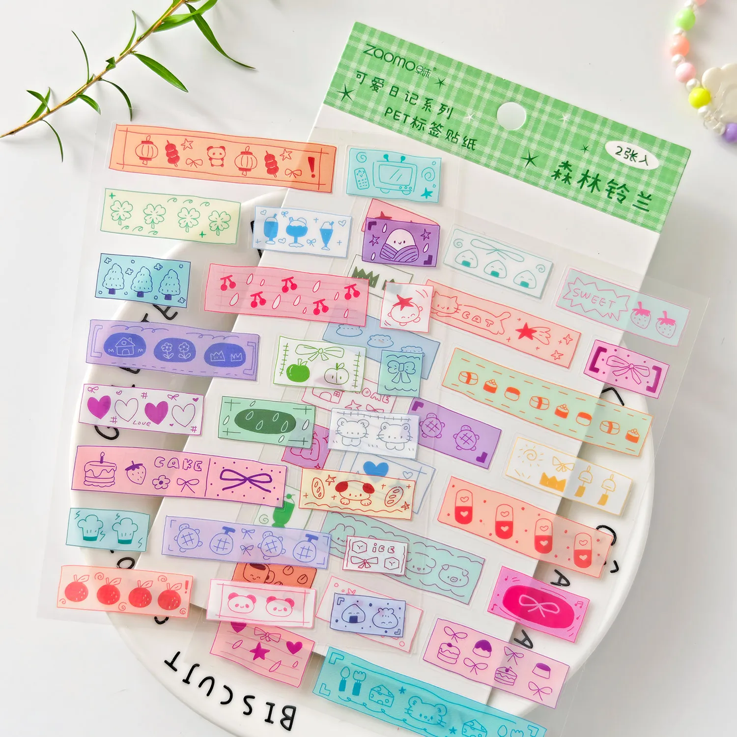 

2 шт., милые дневники, каваи, декоративные наклейки для скрапбукинга, креативный коллаж, сделай сам, журнал, материал, эстетика, канцелярские наклейки