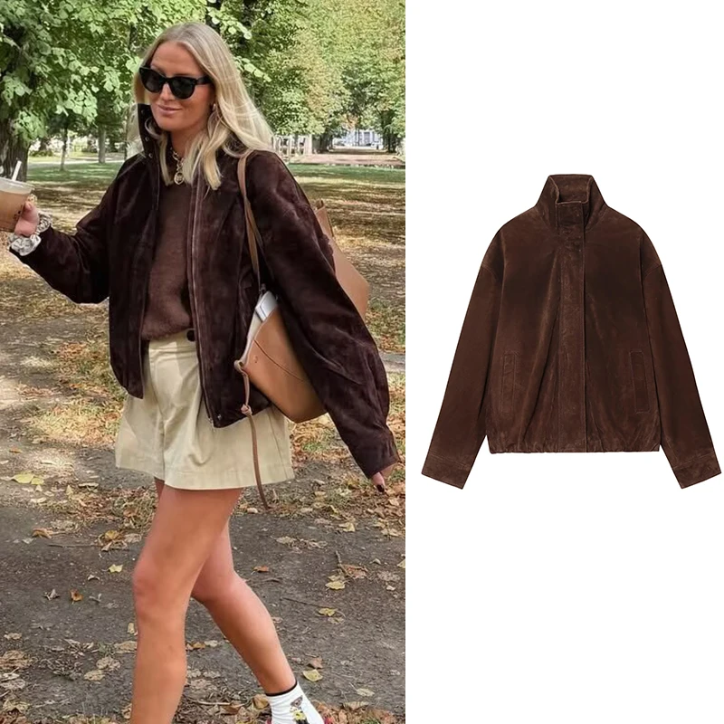 

Новинка 2023 года, осенние женские куртки, модные свободные высококачественные элегантные осенние теплые куртки, женские шикарные молодежные пальто для уличных путешествий