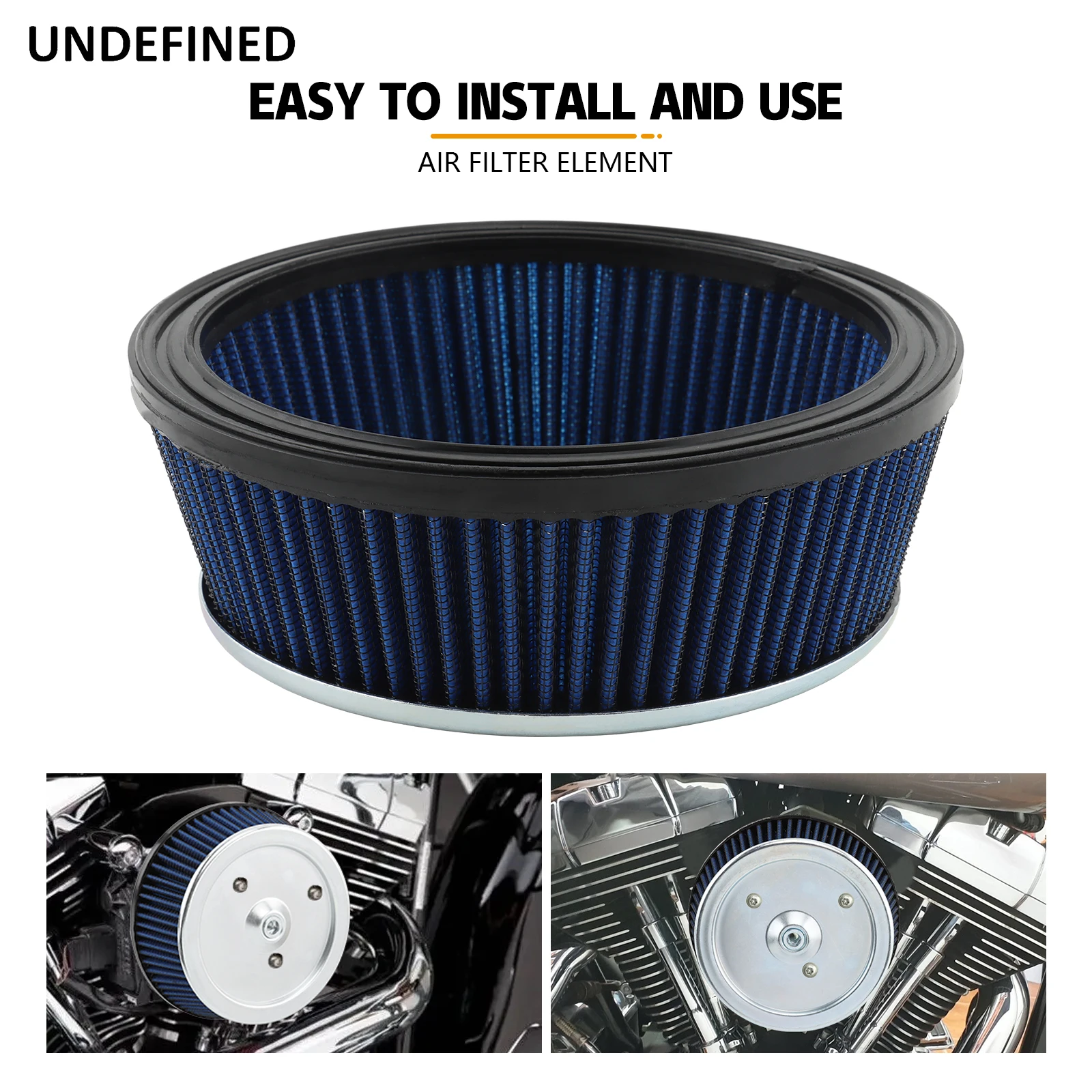 HD-0800 Air Filter Replacement for Harley Sportster XL Touring Electra Road Glide Road King Softail Fat Boy Dyna 29442-99A/B/C/D