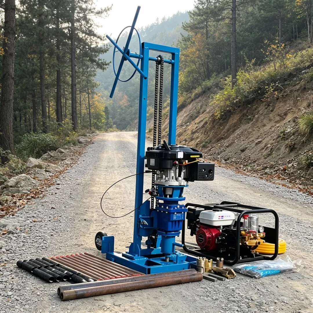 Customized Backpack‑Style Portable Field Exploration Drilling Rig, Small Core‑Sampling Drilling Rig