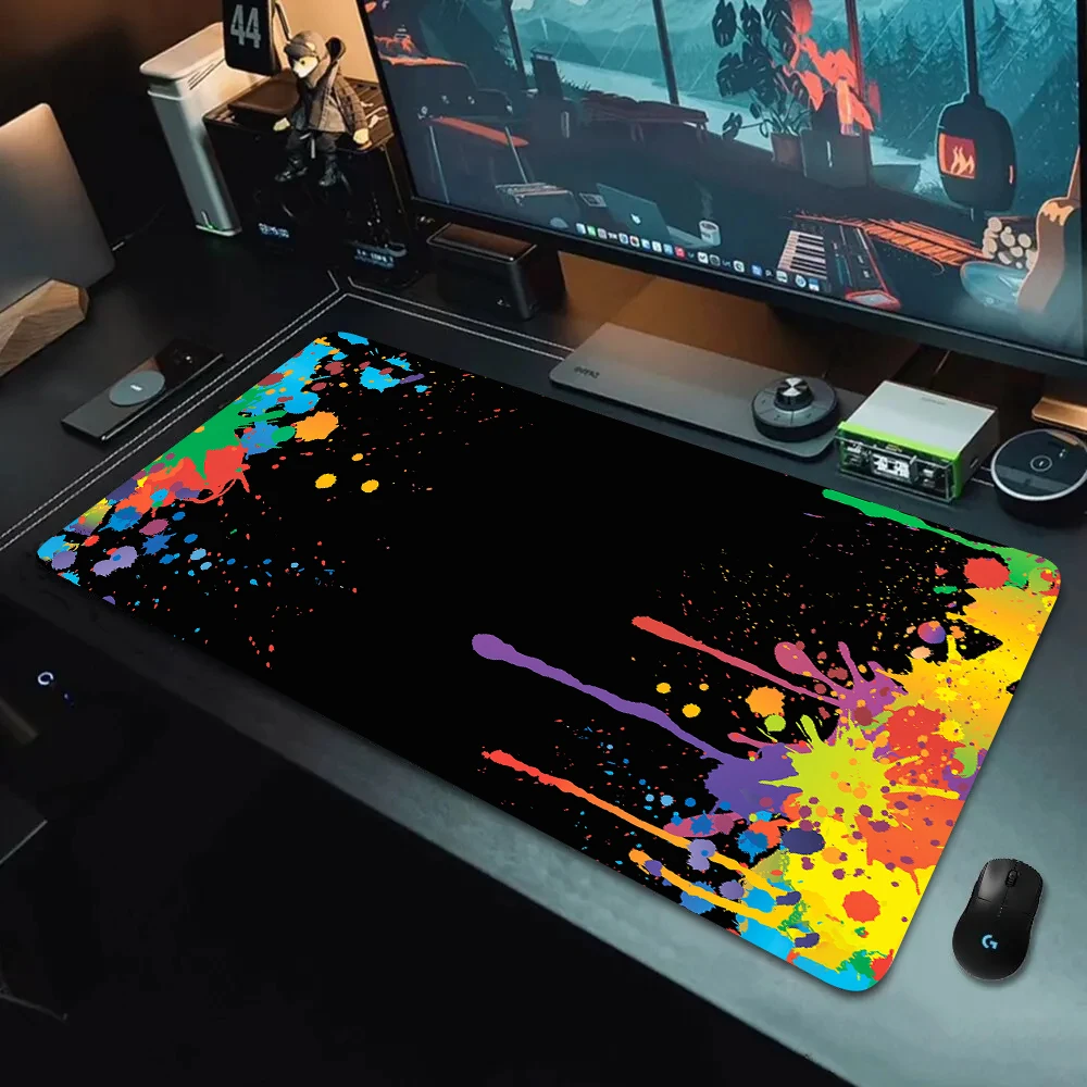 Colorful Design Large Size Rubber Anti-Slip Mouse Mat Keyboard Accessories Desktop Pad For PC Laptop Office Supply 400X900MM XXL