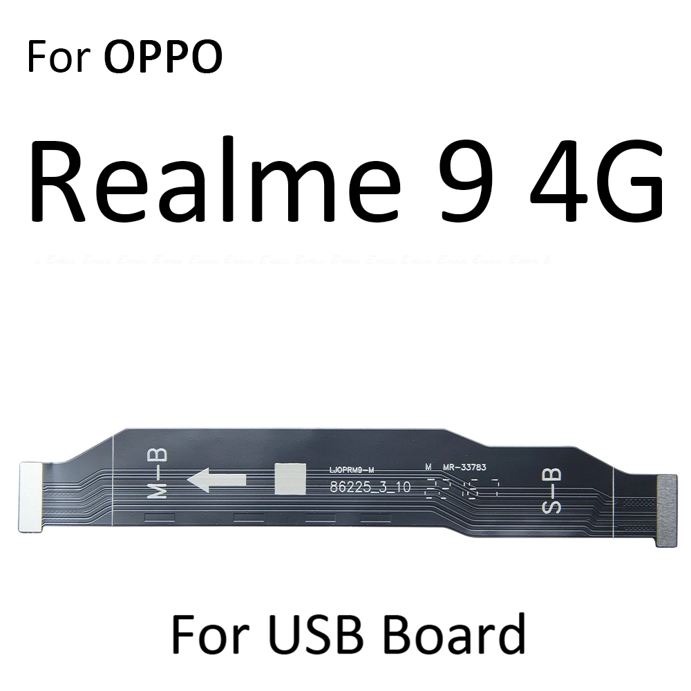 اللوحة الرئيسية اللوحة الأم توصيل LCD الكابلات المرنة لـ OPPO Realme 9 9i 10 Pro Plus 5G 4G