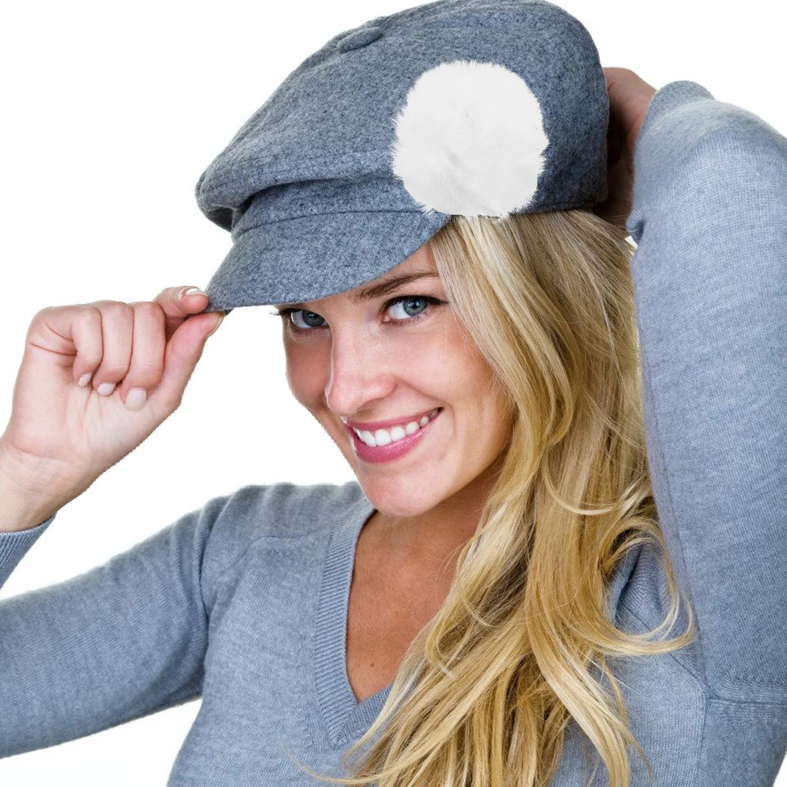 หางกระต่าย 10 ชิ้น อุปกรณ์แต่งกาย ขนปุย แบบติดเข็มกลัด สำหรับตกแต่งงานปาร์ตี้ฮาโลวีน คอสเพลย์ ผู้หญิง หางสีขาว