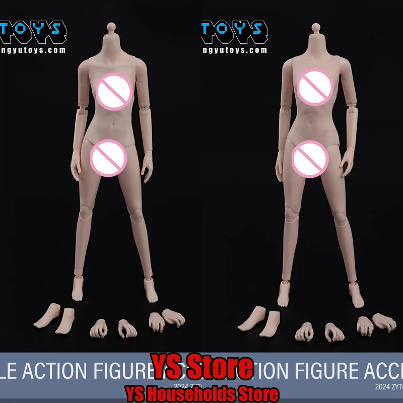 

ZYTOYS ZY-B008 Middle Chest ZY-B009 Small Breast 1/6 Soldier Flexible Movable Body Model Toys Accessory For 12" Head Sculpt