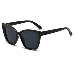 Vintage Cat Eye Sunglasses Women Square Big Frame Sun Glasses Female Brand Designer Retro Shades Fashion Sunglasses