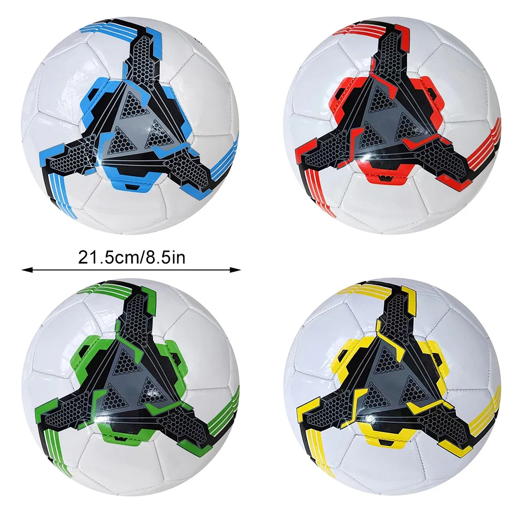 Durable Balones De Futbol Soccer For Different Surfaces Made Of PVC Versatile Soccer Balls Size 5 blue